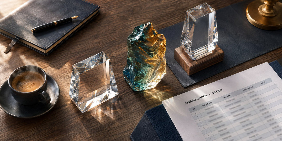 5 Common Mistakes When Ordering Corporate Awards (and How to Avoid Them)
