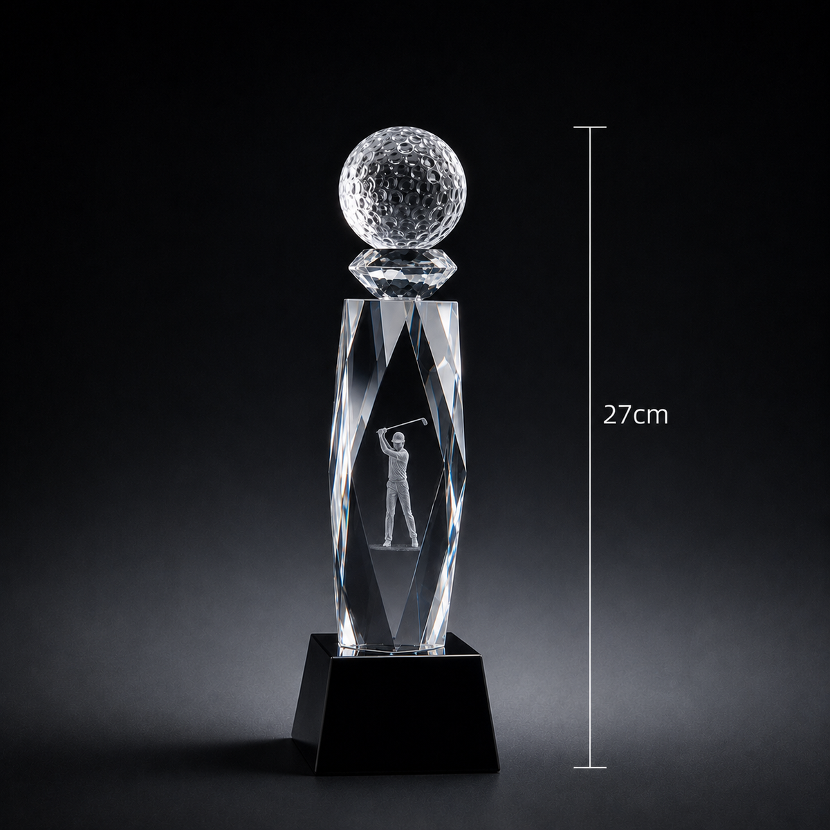 SP-1001 钻切内雕 / Diamond Pillar — Small 27cm