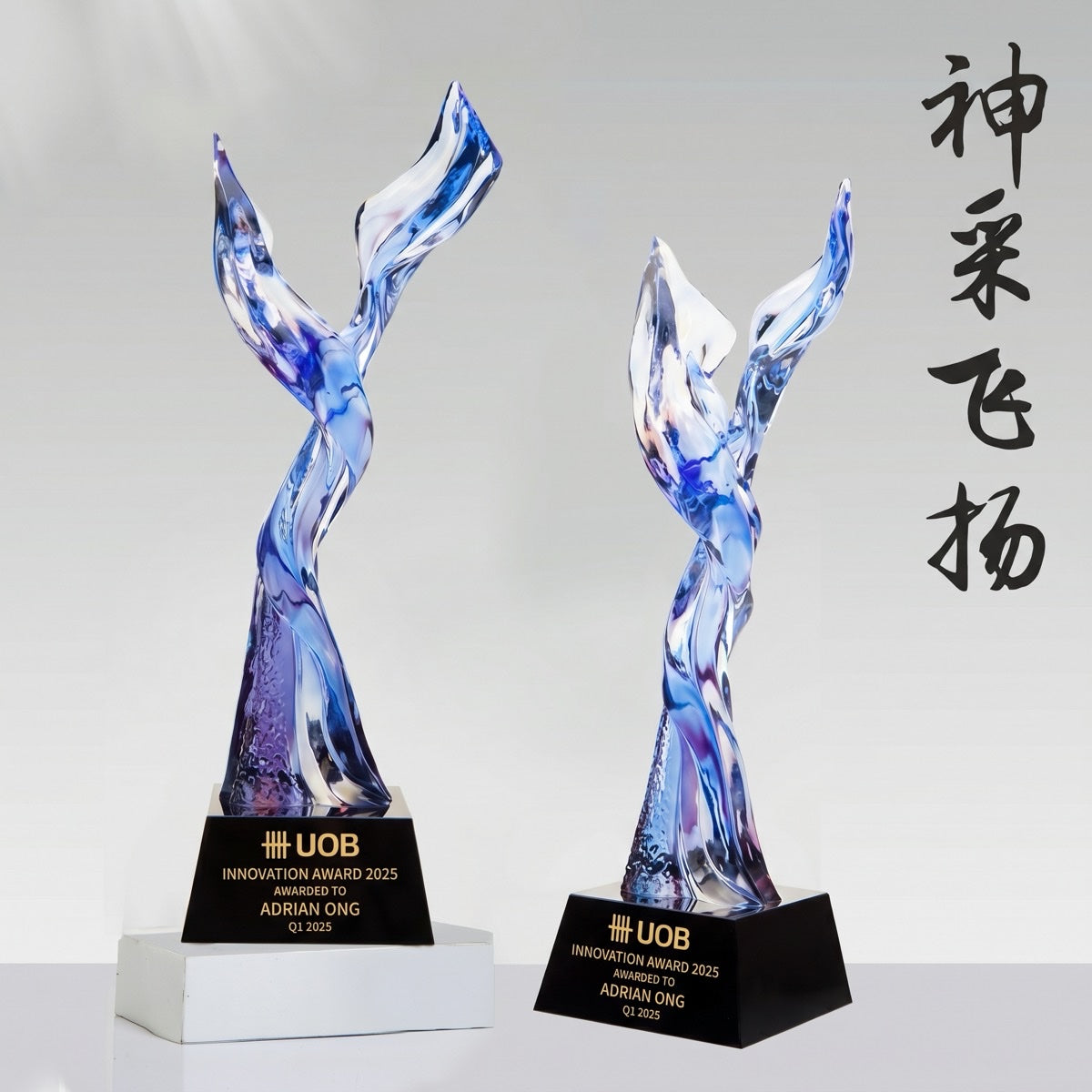 JB-1013 神采飞扬 / Radiant Spirit — engraving mockup