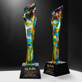 JB-1076 云端奖杯 / Cloud-Top Trophy — engraving mockup