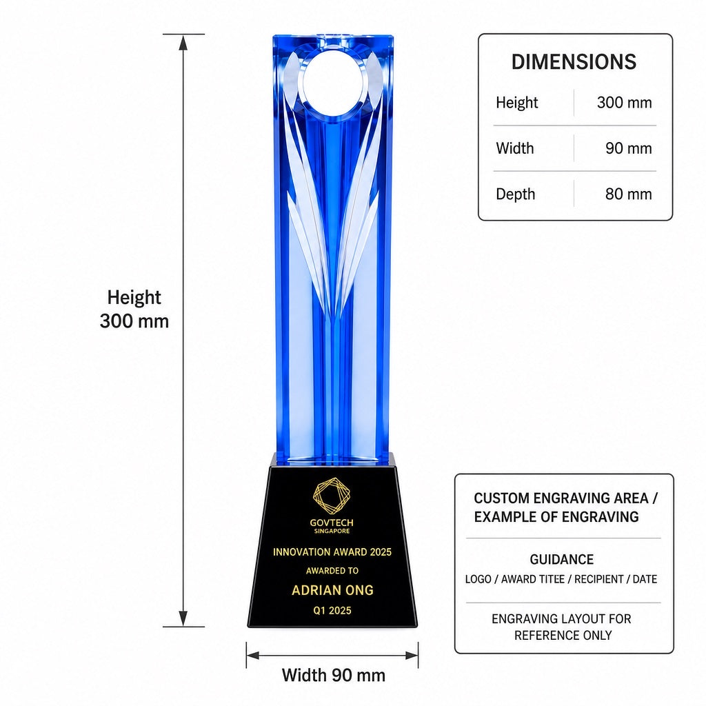 JB-1133 球 冠 / Crown of the Ball — dimensions and engraving area
