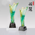 JB-1134 羽 冠 / Crown of Badminton — engraving mockup