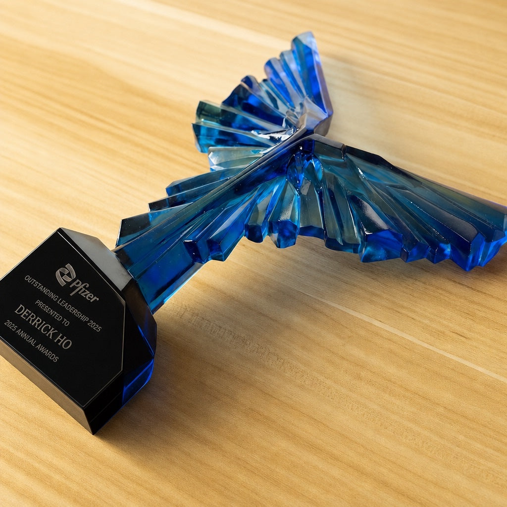 JB-1163 梦想之翼 / Wings of Dreams — Variant 02 — engraving mockup