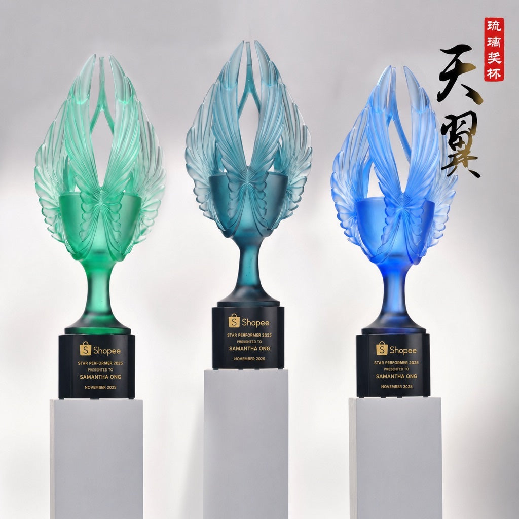 JB-1167 天 翼 / Wings of Heaven — engraving mockup