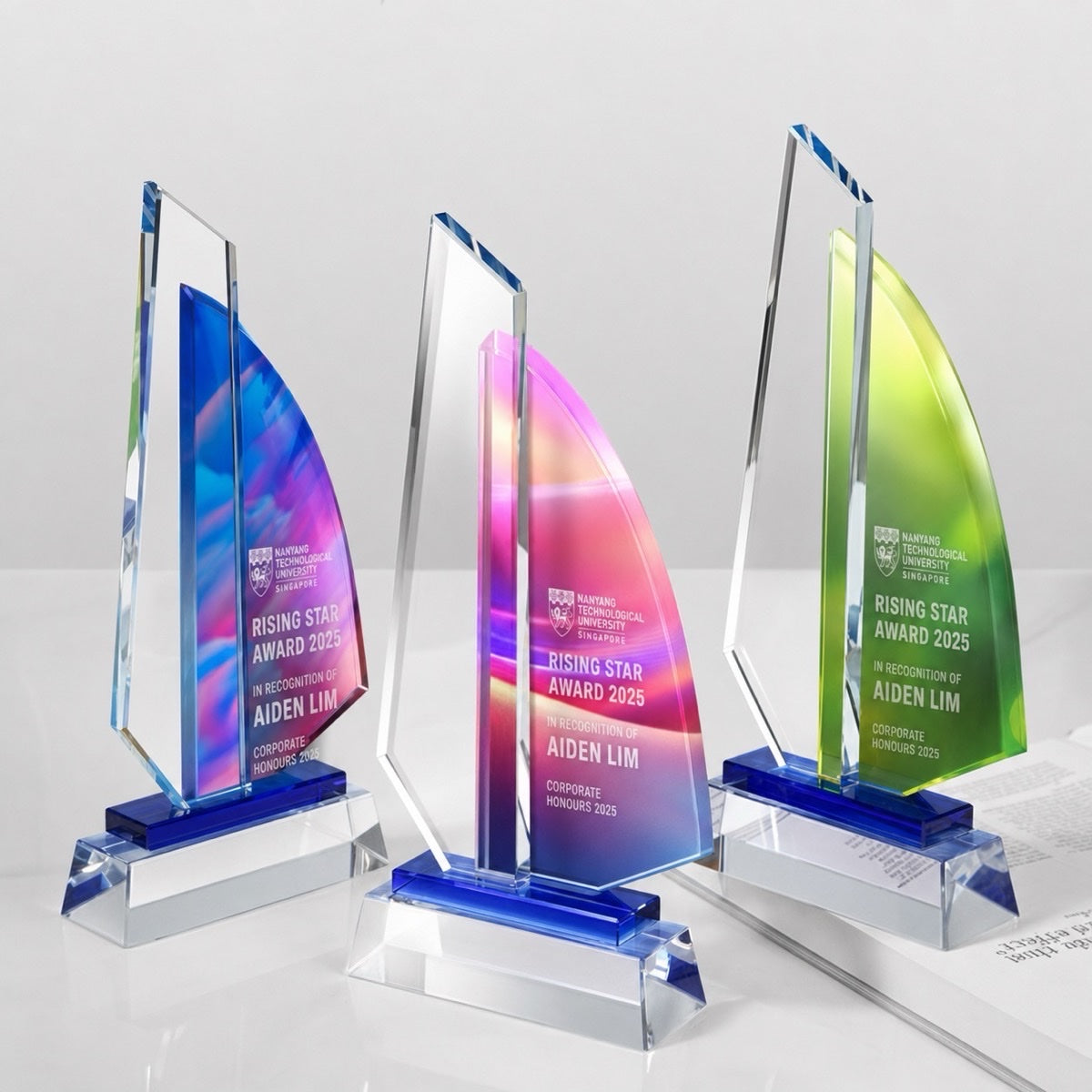 JC-1233 启  航 / Standard Crystal Edition — engraving mockup