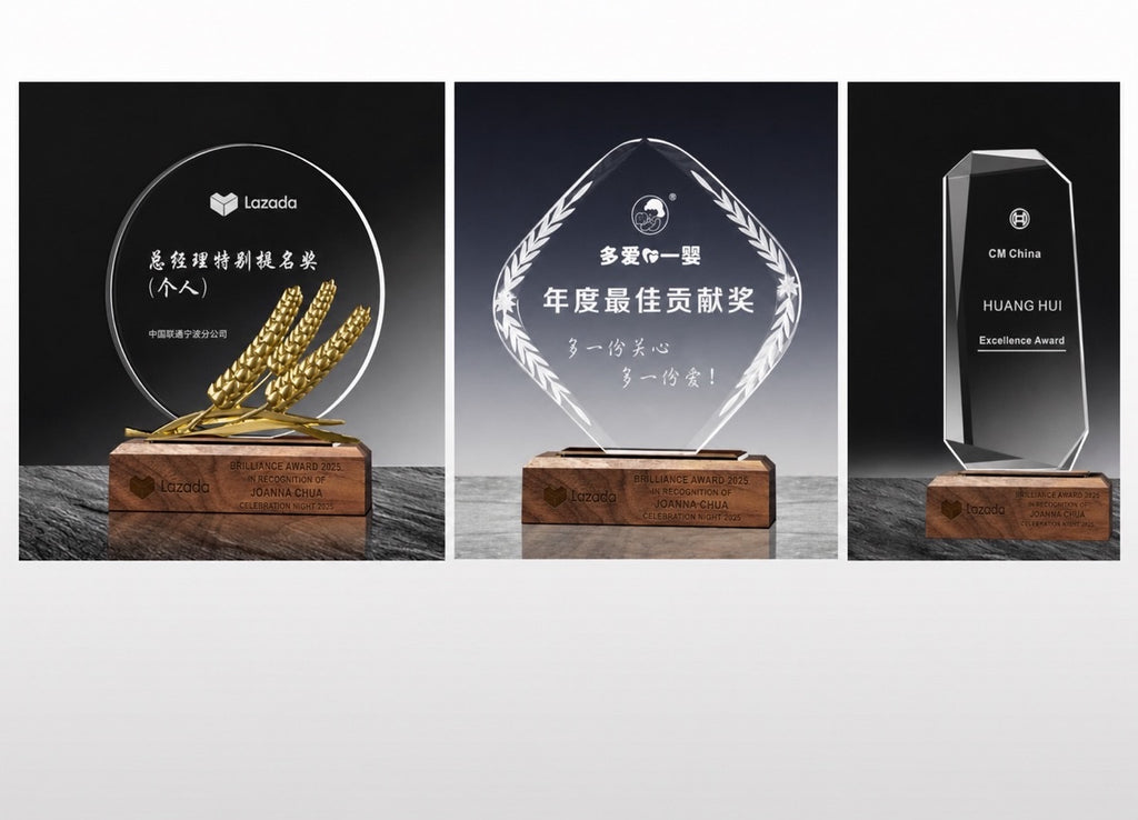 JC-1422 晶木斜四方 / Standard Crystal Edition — engraving mockup