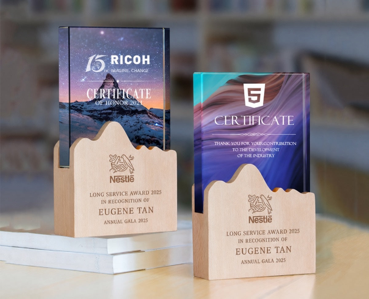 JC-1451 聚力奖牌-山 / Strength — Mountain — engraving mockup