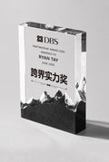 JC-1540 方牌冰山 / Standard Crystal Edition — engraving mockup
