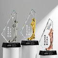 JC-1616 流星雨-金属 / Standard Crystal — Star — engraving mockup