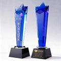 JC-5013L 蓝晶五角星 / Standard Crystal — Star — engraving mockup
