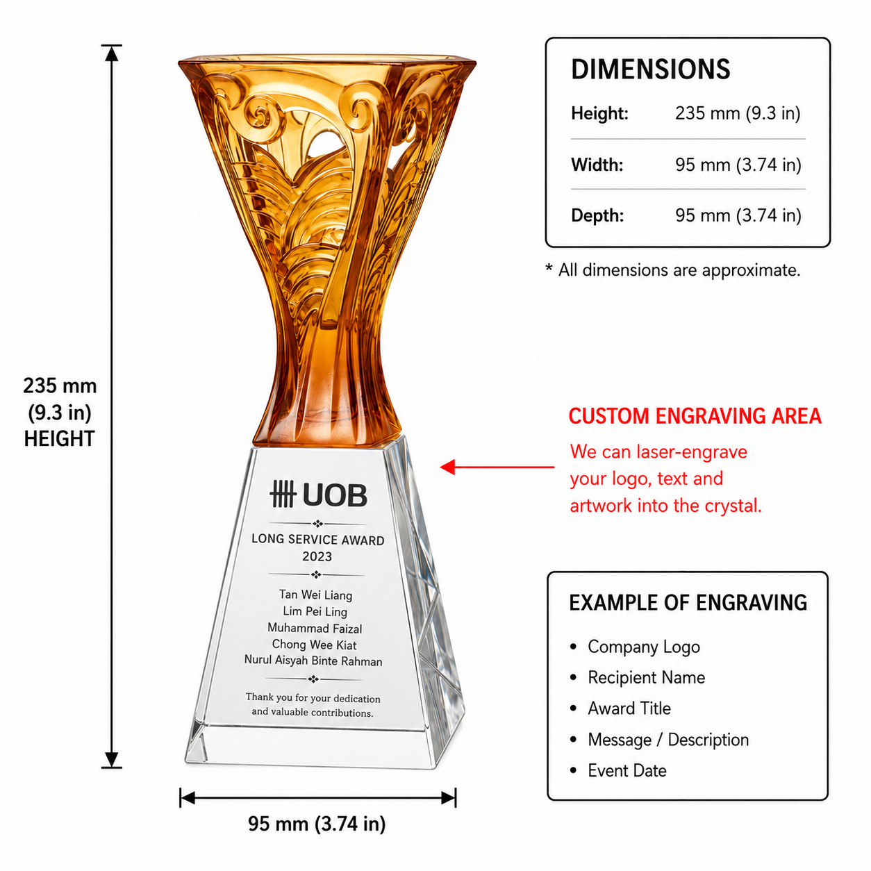LJ-1077 Premium Crystal Edition — spec