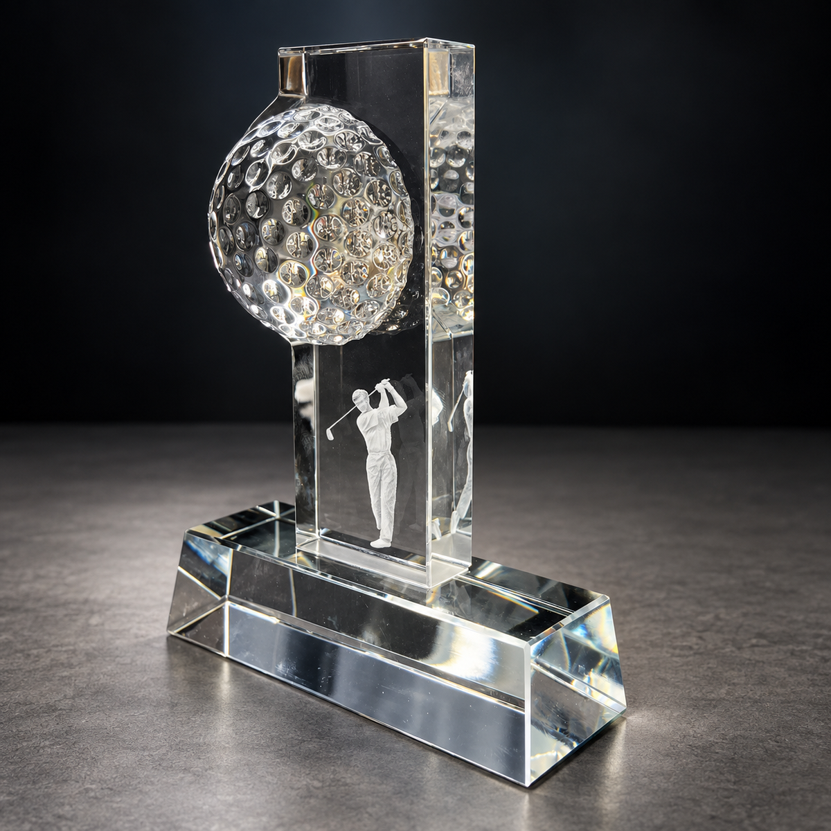 SP-1110 悬球晶框 / Crystal Frame with Suspended Ball — detail